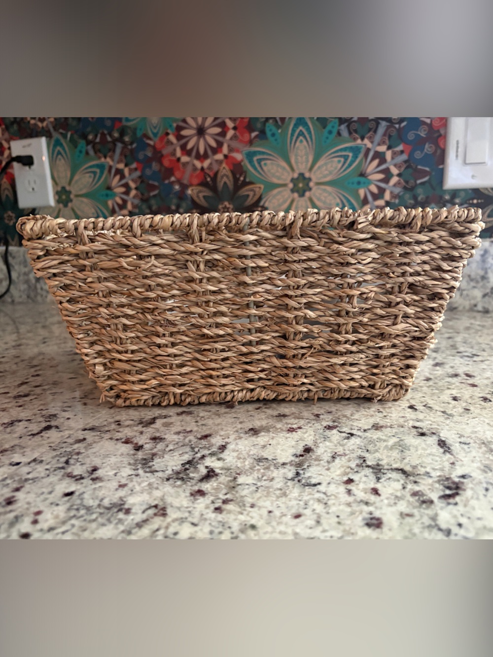 Natural Seagrass Woven Storage Basket - Neutral